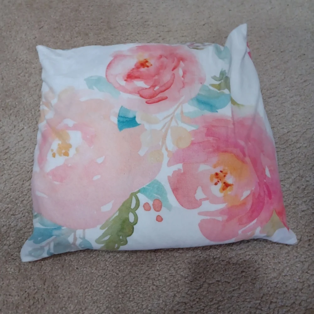 Coral Quilted Pillow Shams Set